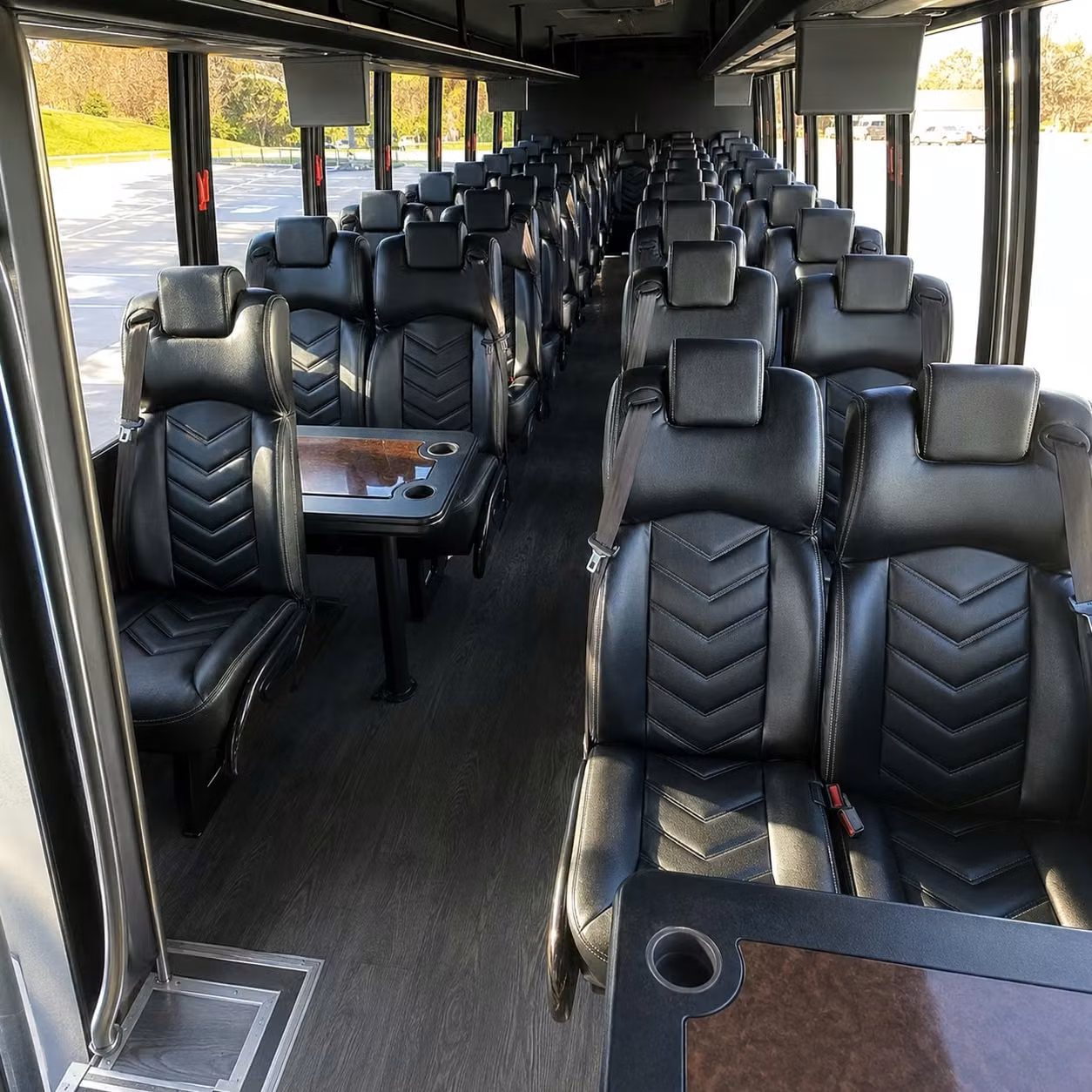 25 passenger minibus inside