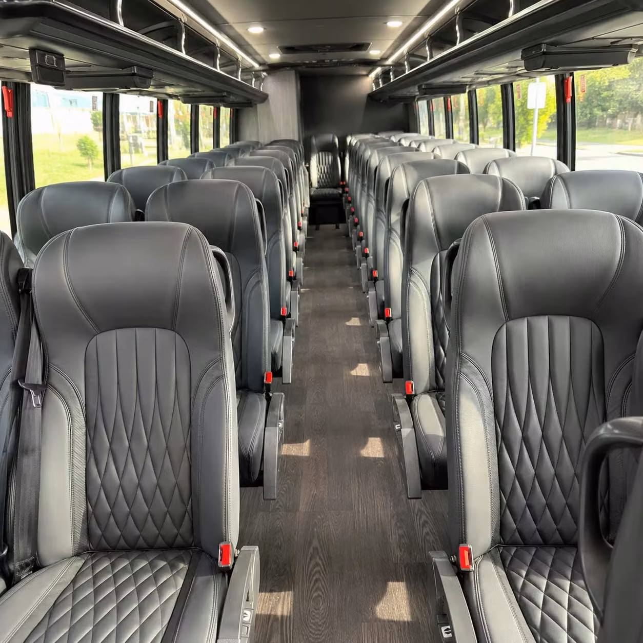 30 passenger minibus interior