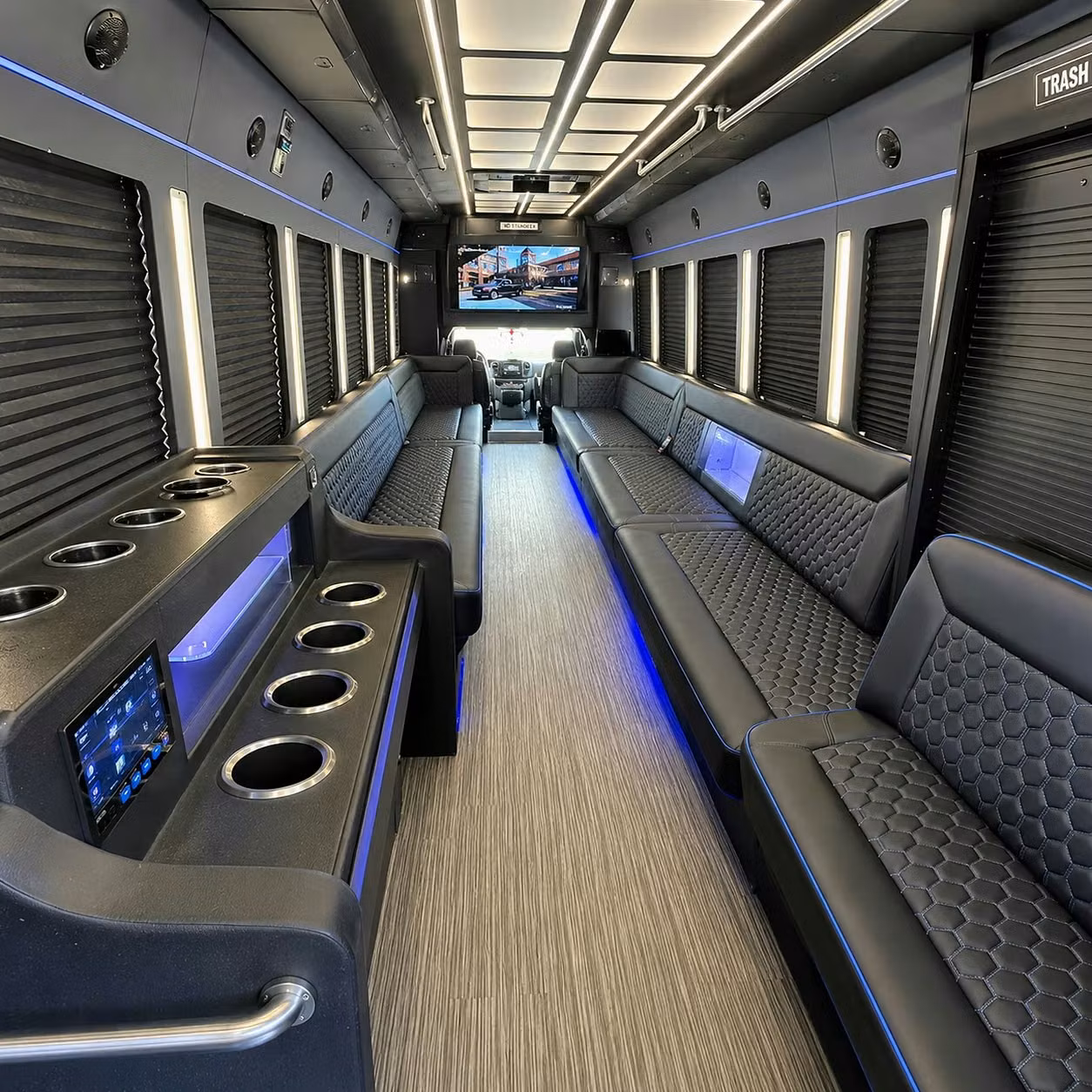 party bus rentals for richardson s biggest prom night squads