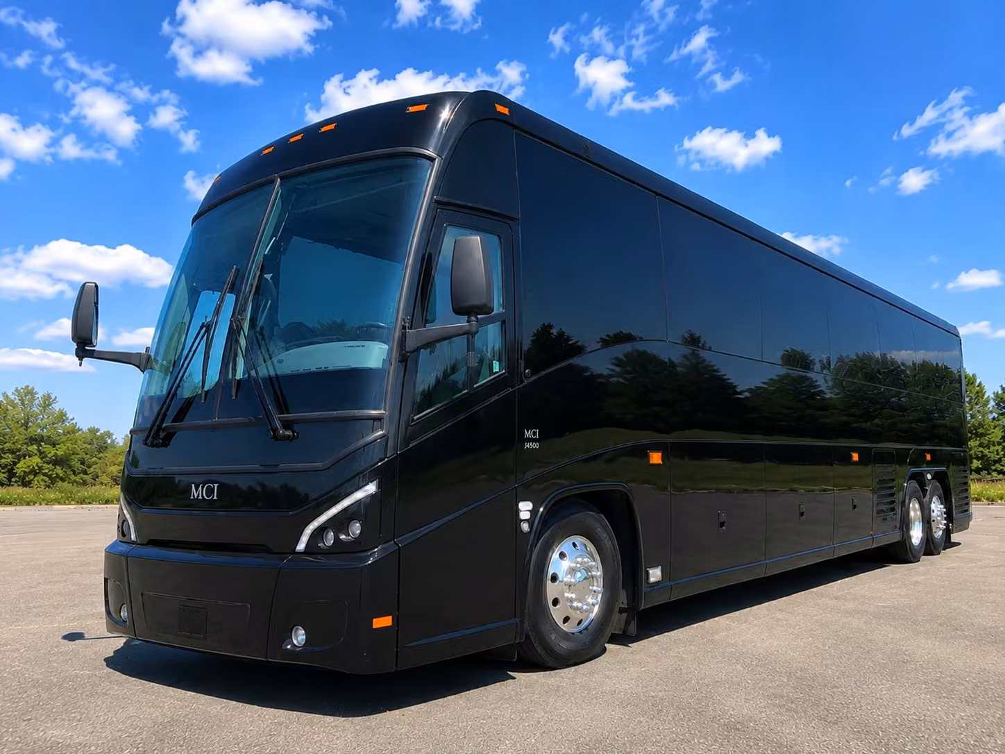richardson charter bus rental exterior