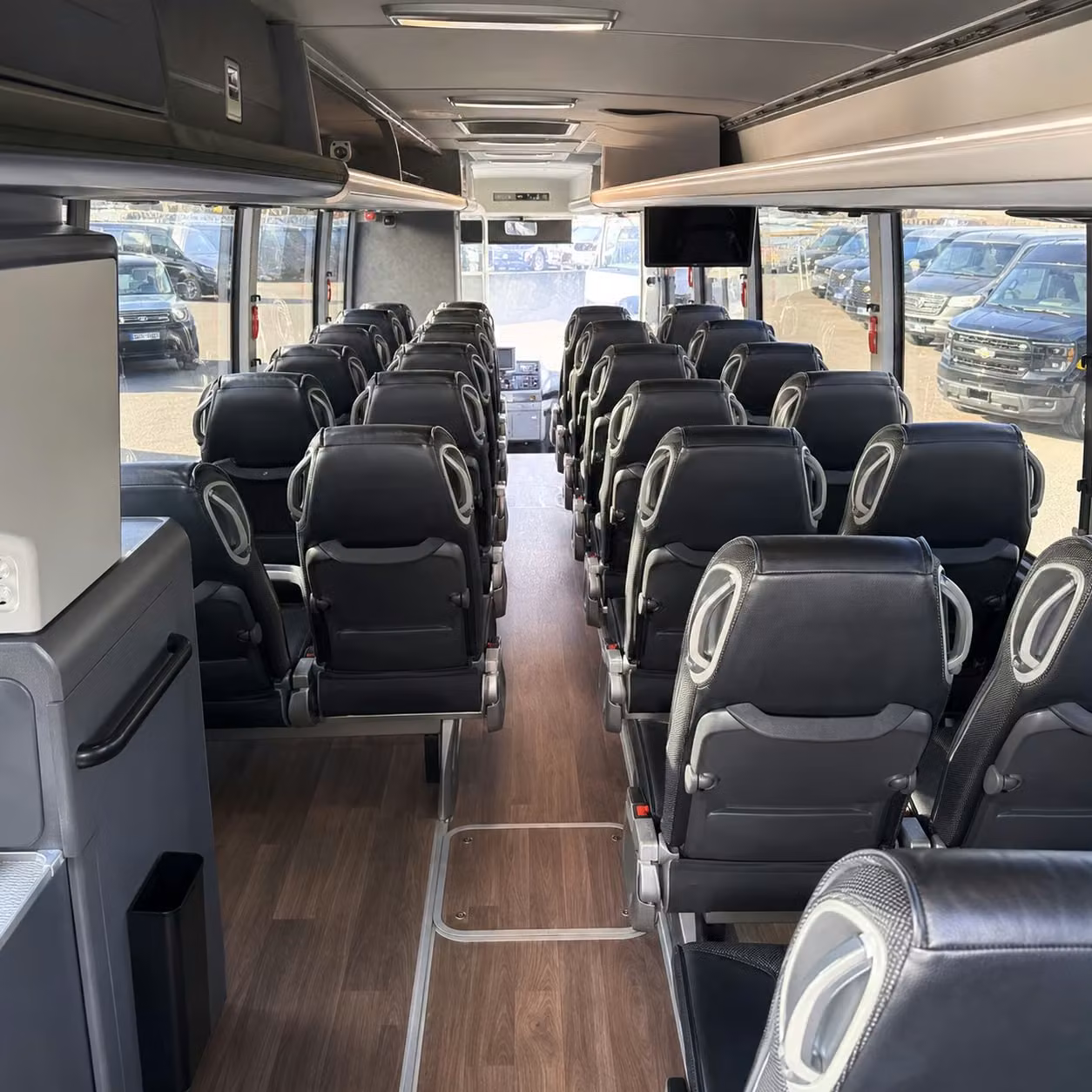 richardson charter bus rental inside
