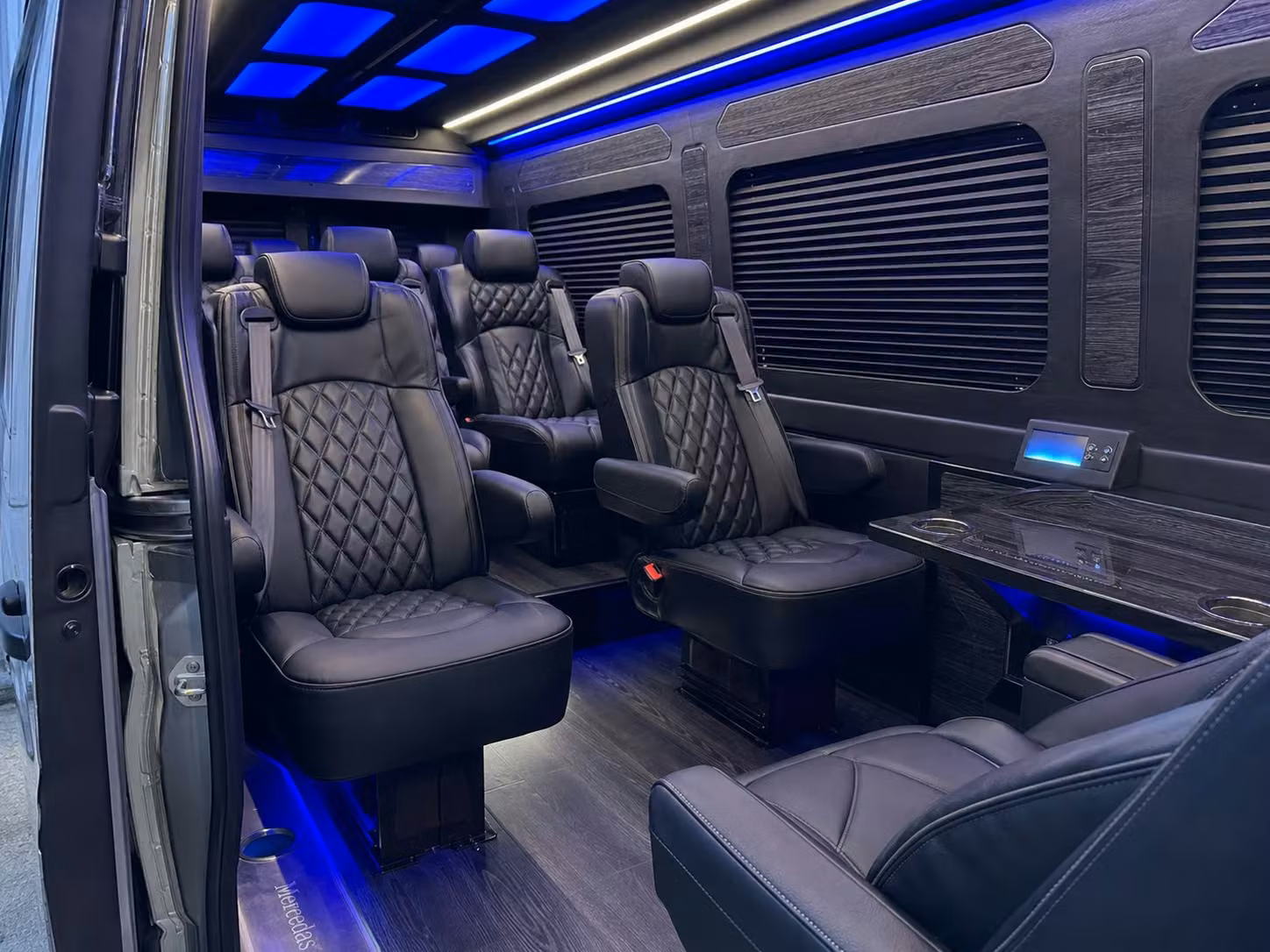 sprinter van transportation for groups and events across richardson