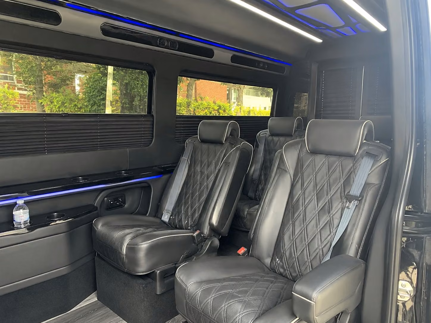 sprinter van with driver inside
